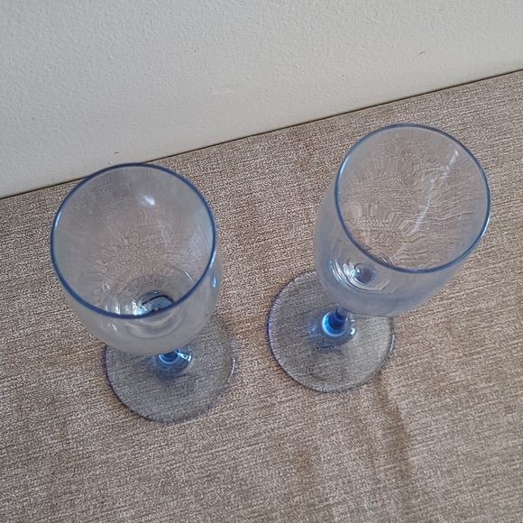 COPY - P34: BLUE STEM CHAMPAIGN GLASS - Picture 2 of 8